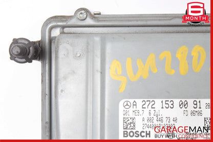 05-12 Mercedes R171 SLK280 E350 M272 ECU Engine Control Module Unit OEM