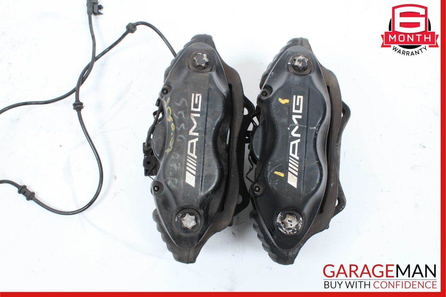 07-13 Mercedes W221 S550 CL550 Front Left &Right Brake Calipers Set of 2 OEM