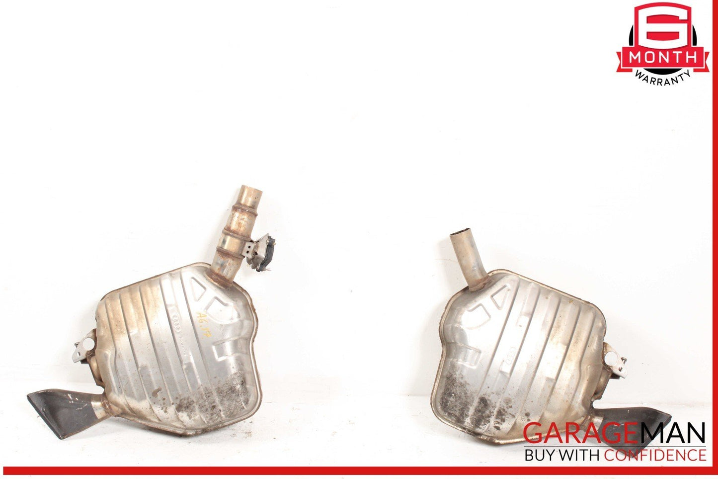 12-17 Audi A6 A7 Rear Left & Right Side Exhaust Muffler Tips Set of 2 Pc OEM