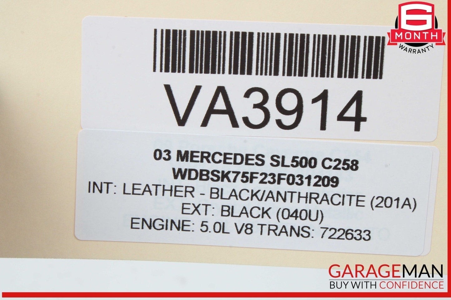 03-06 Mercedes R230 SL500 Front Right Passenger Side Antenna AMP Amplifier OEM