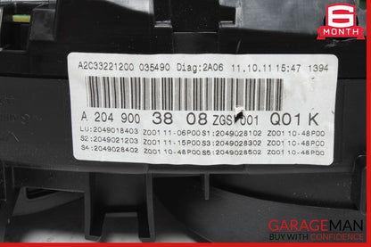 12-14 Mercedes W204 C250 C350 Instrument Speedometer Cluster 2049003808 OEM