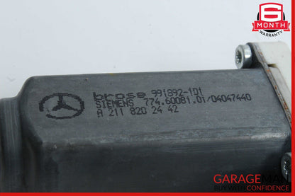 03-09 Mercedes W211 E350 E320 E550 Rear Right Door Window Regulator Motor Unit