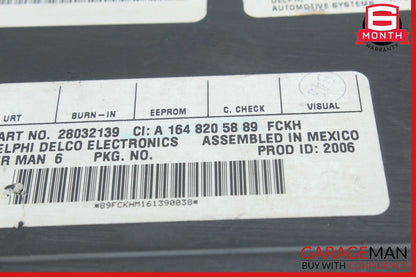 03-09 Mercedes GL450 SLK350 ML450 Sirius Satellite Radio Receiver Module Unit