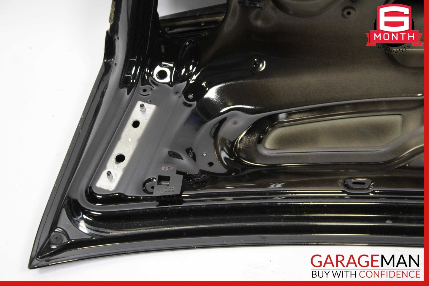 12-18 Audi A6 Rear Trunk Lid Deck Shell Panel Black OEM