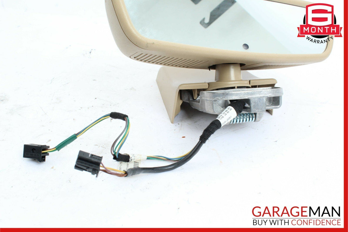 07-09 Mercedes W221 S550 S65 AMG Top Upper Rear View Mirror Brown 2218110007 OEM