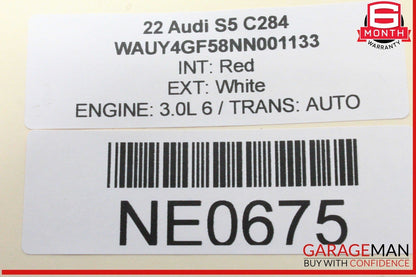 18-24 Audi S5 A5 Seat Belt Seatbelt Microphone Control Module Unit 420907394B