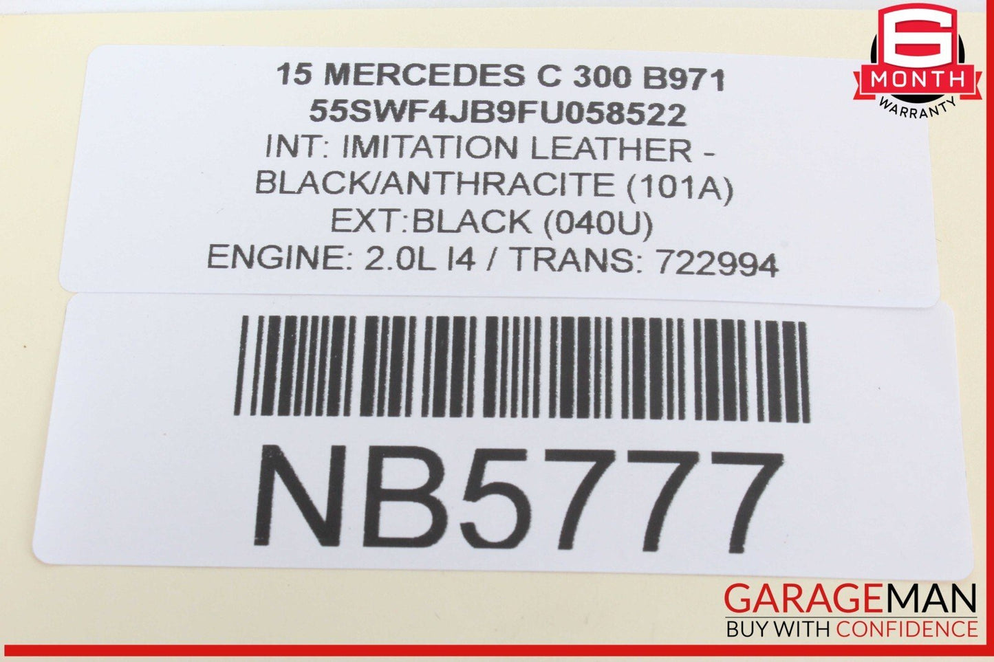 15-20 Mercedes W205 C300 C350e C400 A/C AC Heater Climate Control Switch OEM