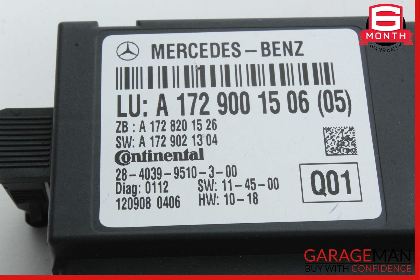 12-20 Mercedes R172 SLK250 SLC300 Roof Convertible Top Module Control OEM