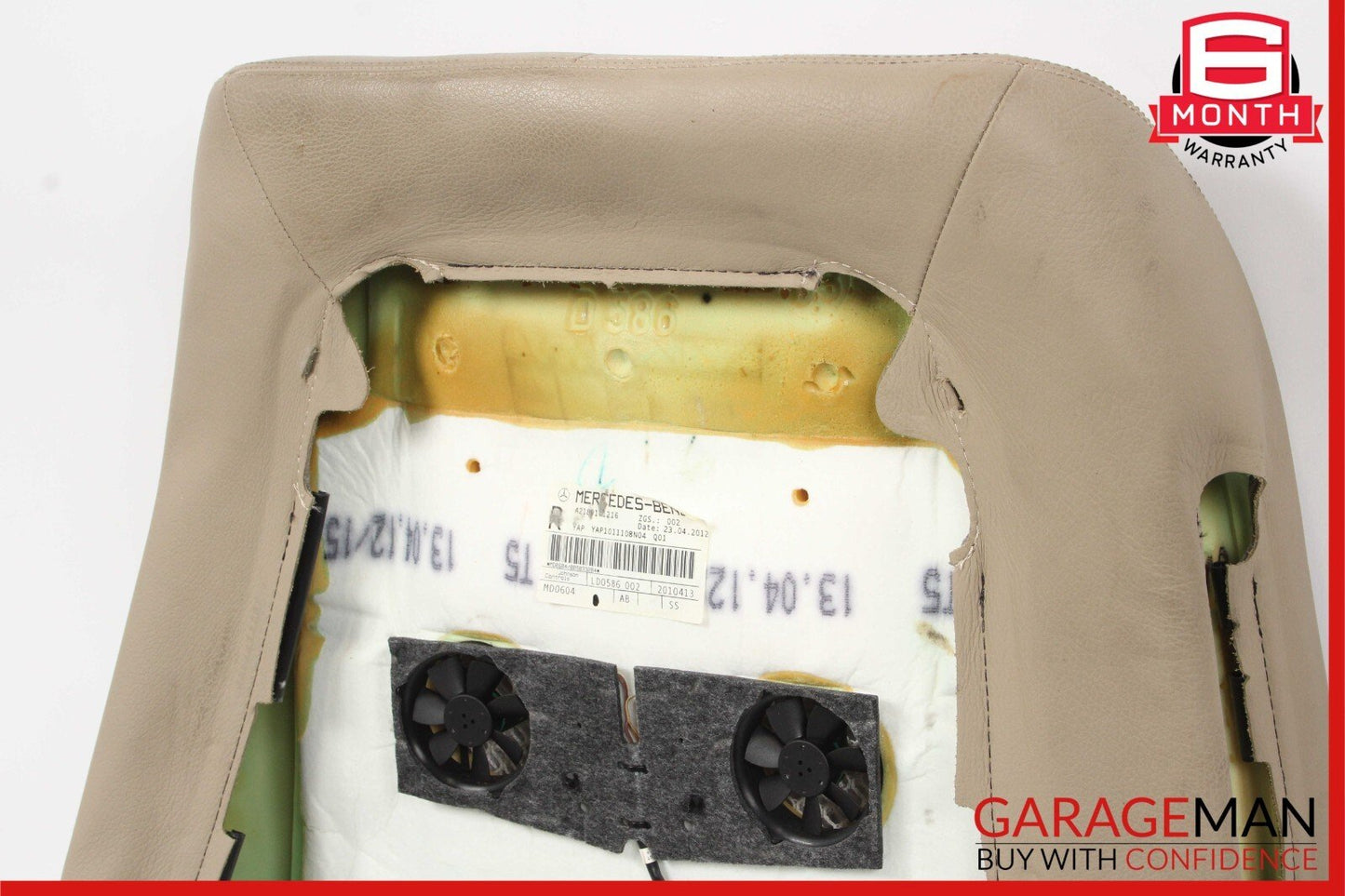 12-14 Mercedes W218 CLS550 Top Upper Seat Cushion Front Right Passenger Side OEM