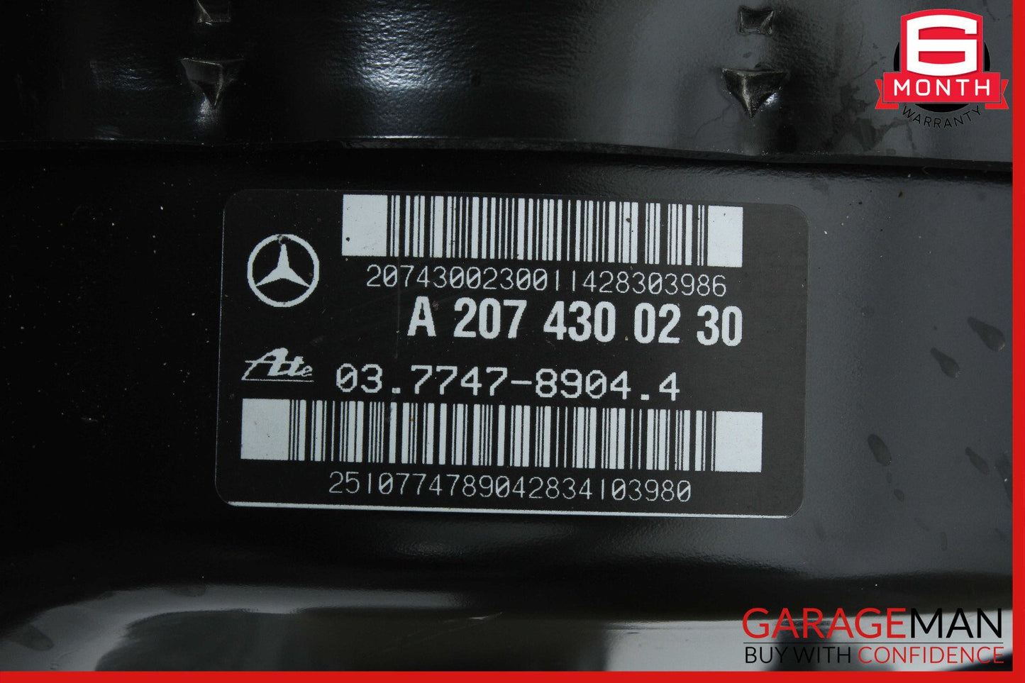 10-17 Mercedes W207 E350 C300 Master Cylinder Power Brake Booster OEM