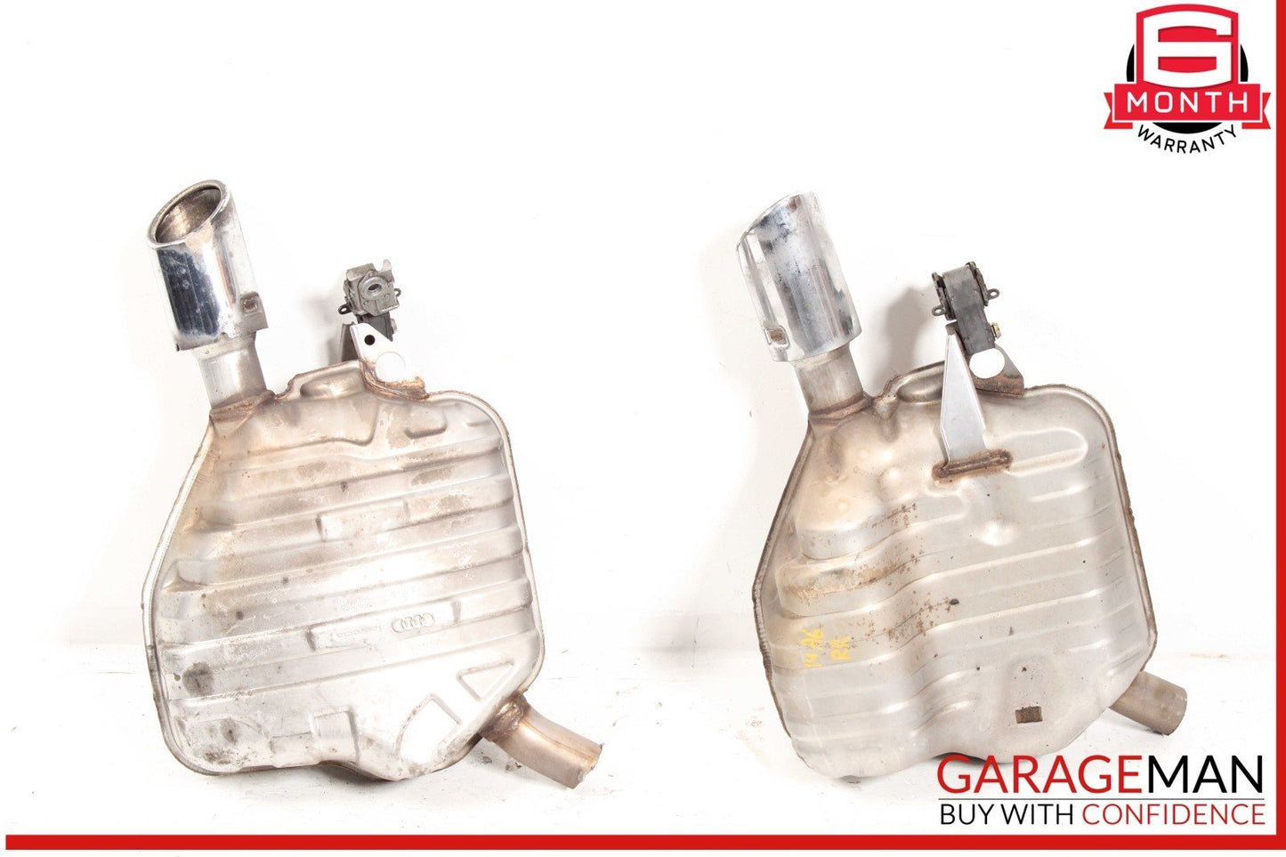 12-17 Audi A6 A7 Rear Left & Right Side Exhaust Muffler Tips Set of 2 Pc OEM