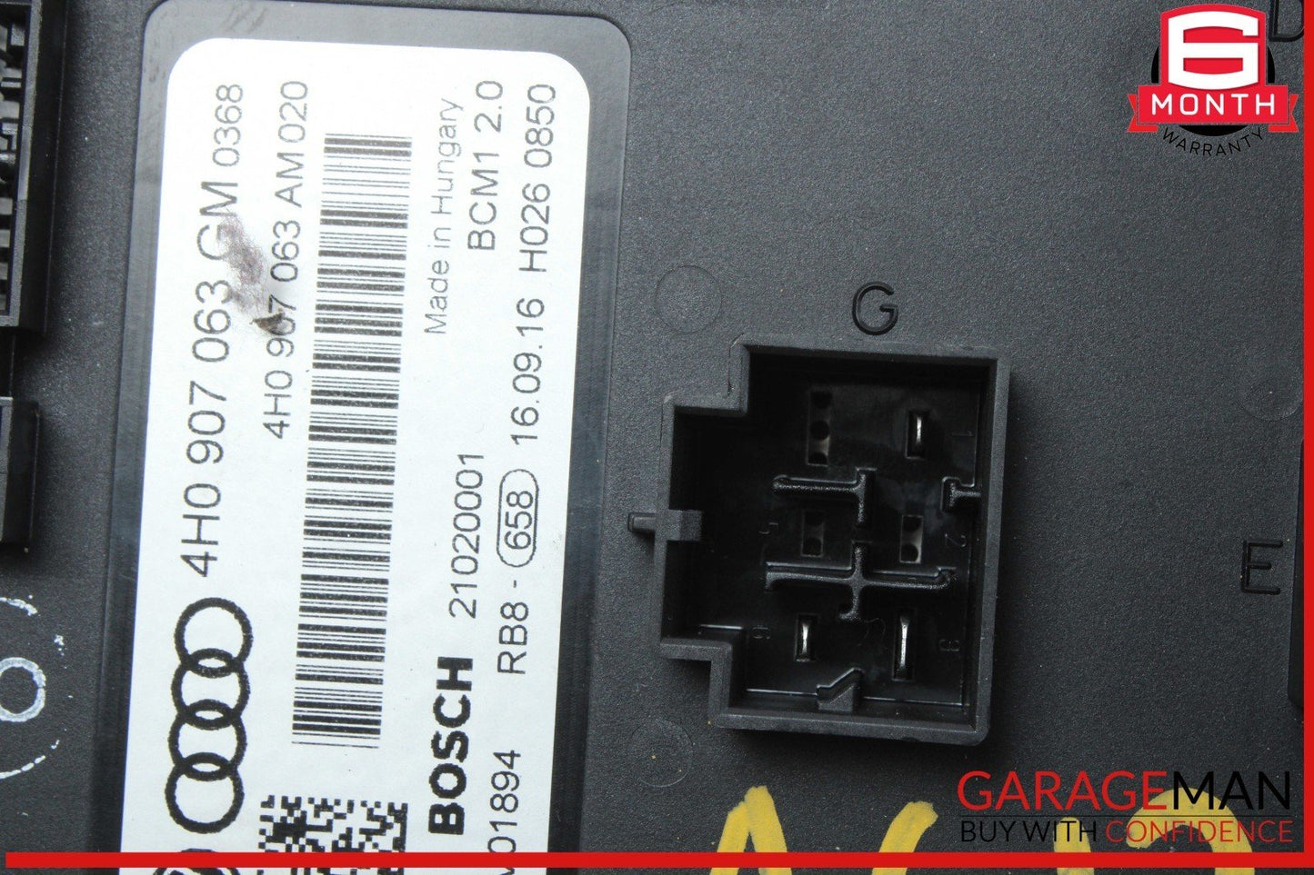 12-18 Audi A6 A7 S6 S7 On Board Supply Body Control Module Unit 4H0907063GM OEM