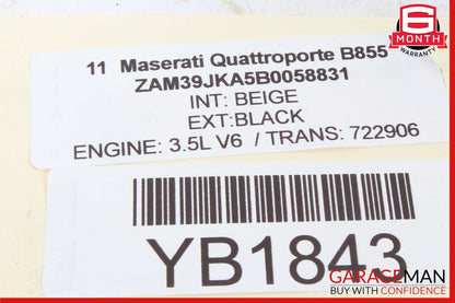 03-11 Maserati Quattroporte M139 Rear Right Seatbelt Seat Belt Retractor OEM