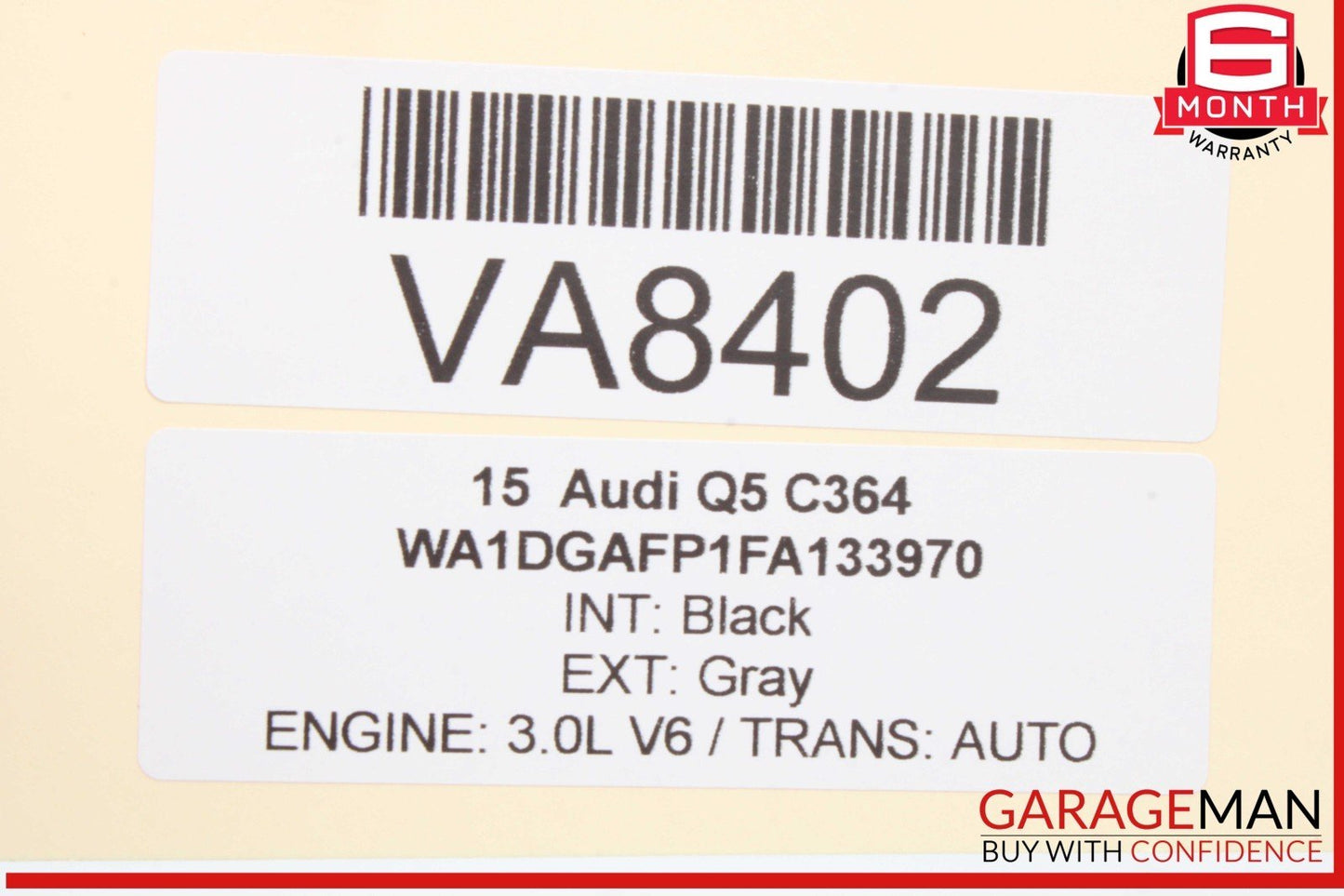 09-18 Audi Q5 SQ5 Front Right Side Window Regulator Motor 8K0959802B OEM