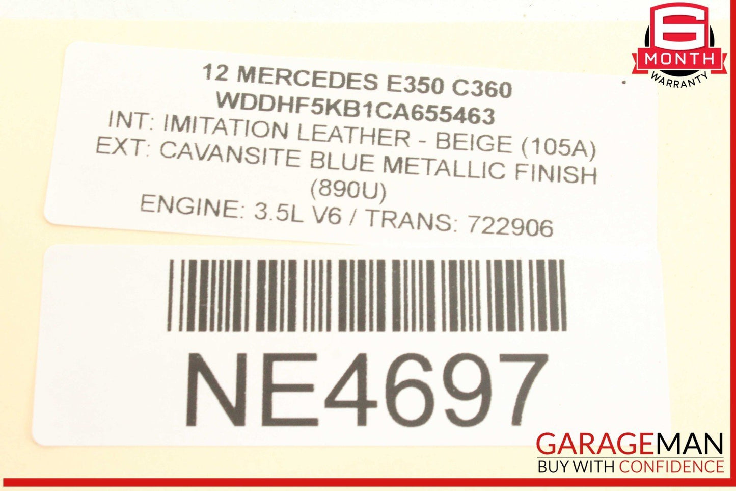 08-14 Mercedes W212 E350 Front Left Driver Side Door Control Module Unit OEM