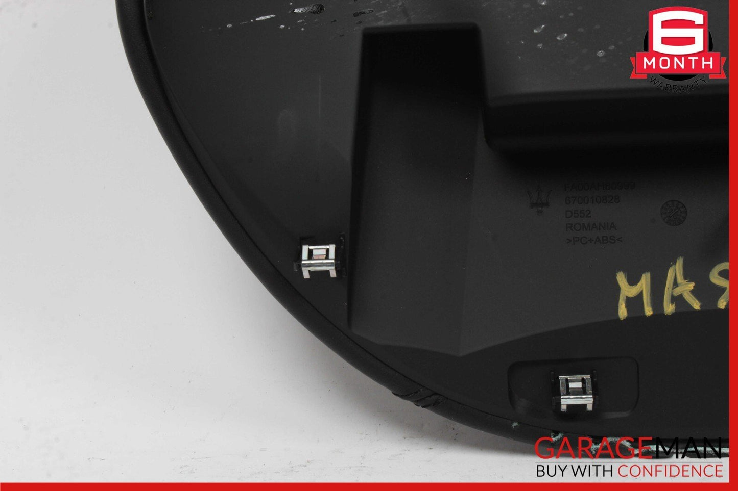 14-17 Maserati Ghibli Gauge Dash Speedometer Trim Pad Cover Black OEM