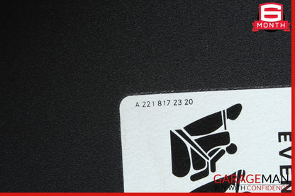 08-14 Mercedes W204 C250 Front Right Side Sun Visor Sunvisor Shade Black OEM