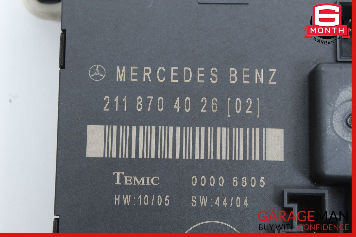 03-09 Mercedes W211 E350 E500 E63 AMG Rear Left Side Door Control Module Unit