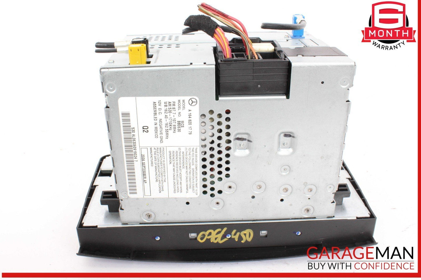 06-08 Mercedes X164 GL450 4MATIC Command Head Unit Navigation Radio CD Player
