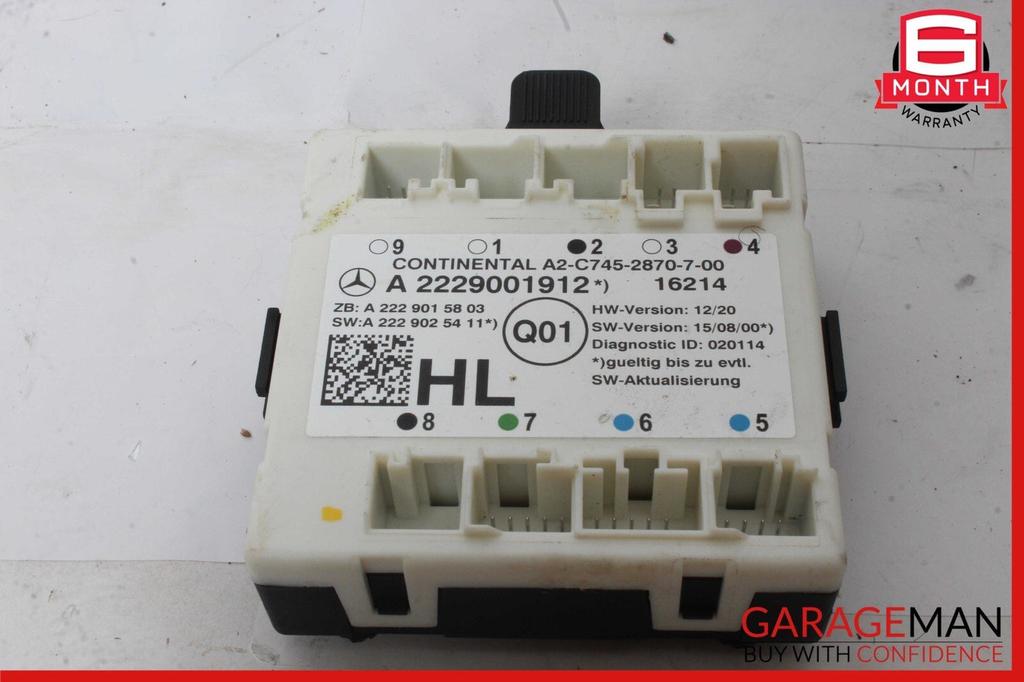 16-19 Mercedes W205 C300 Front & Rear Side Door Control Module Unit Set of 4 Pc