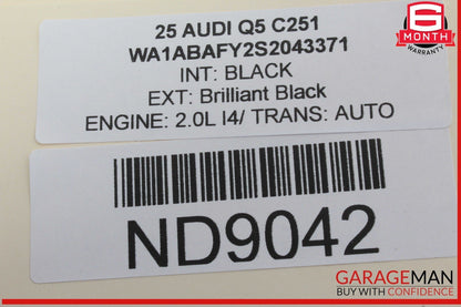 18-25 Audi Q5 Front Right Passenger Side Door Lock Latch Actuator 8X1837016E OEM