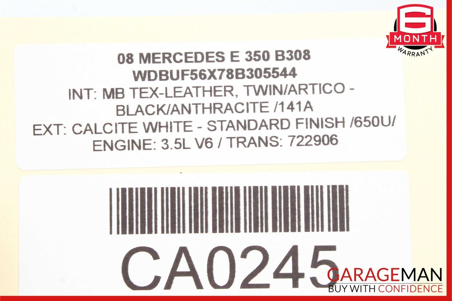 07-09 Mercedes W211 E350 Front or Rear Right Passenger Side Door Audio Speaker