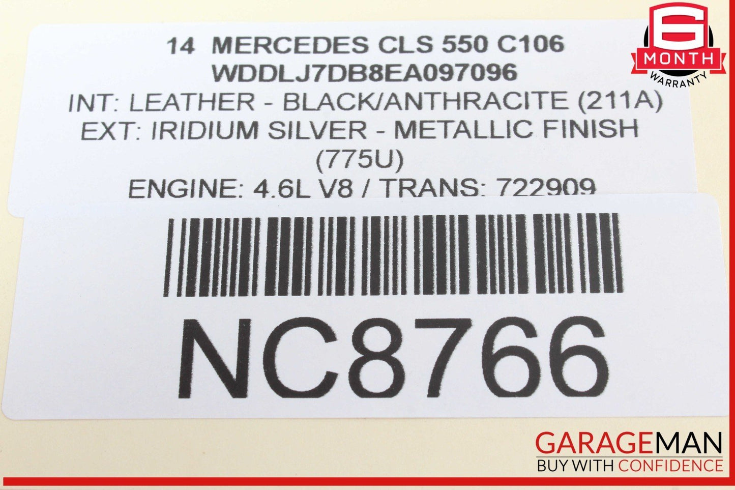 08-17 Mercedes W218 CLS550 CLS500 Rear Right or Left Side Lower Control Arm OEM