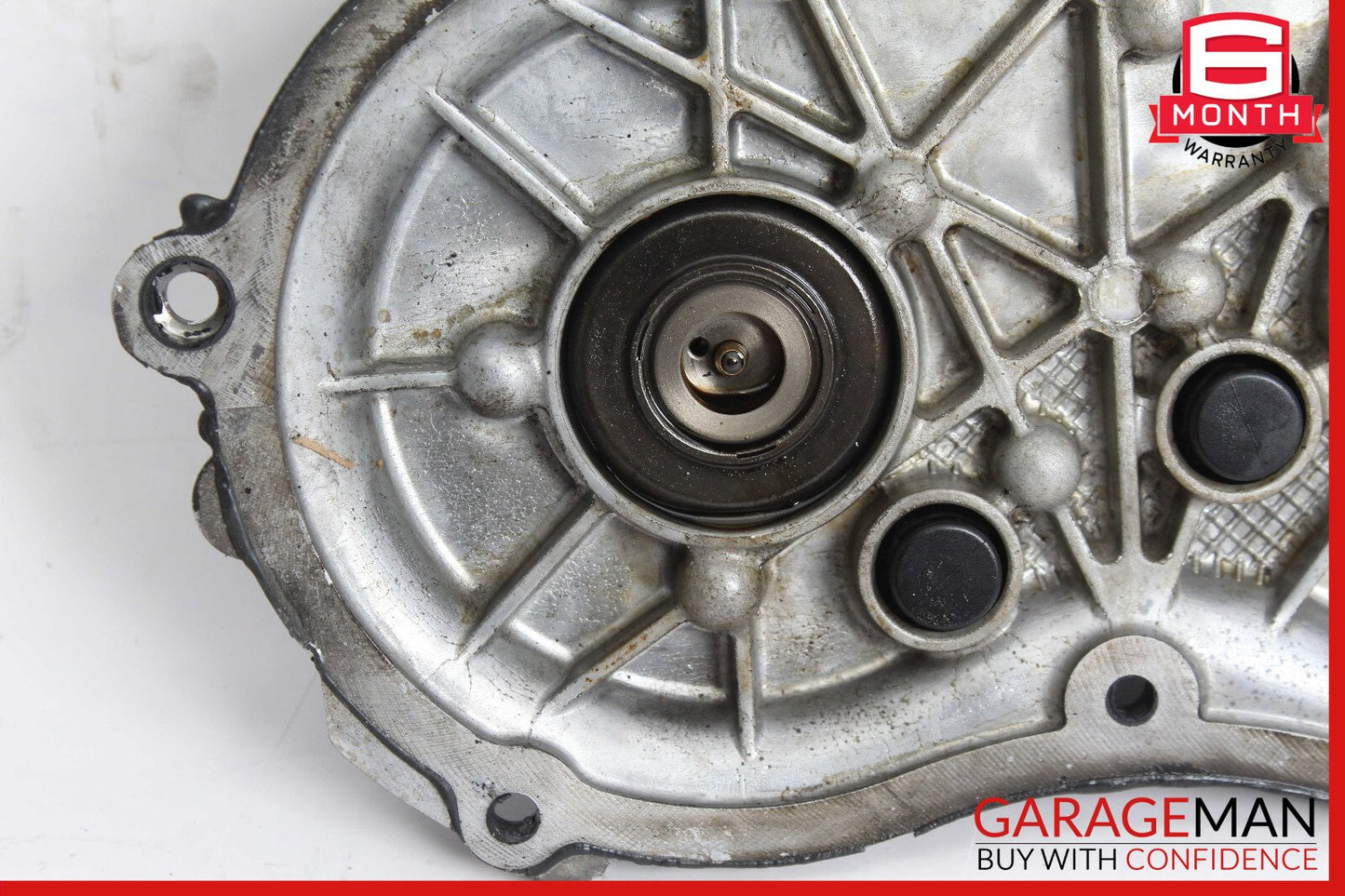 06-13 Mercedes W221 S400 Front Right Engine Timing Chain Cover Plate OEM