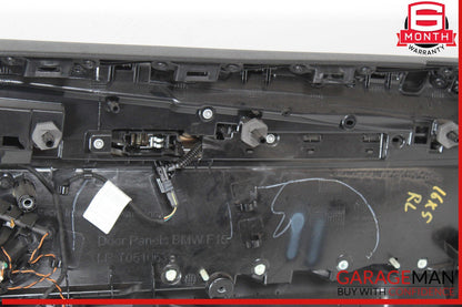 14-18 BMW X5 Rear Left Interior Door Panel Trim OEM
