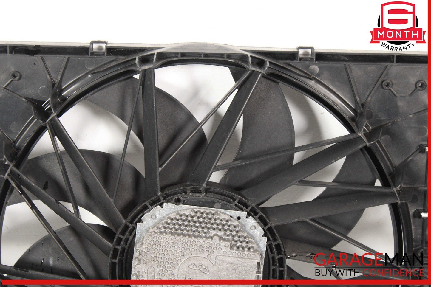 10-16 Porsche Panamera 970 Radiator Engine Electric Cooling Fan Shroud Assy OEM