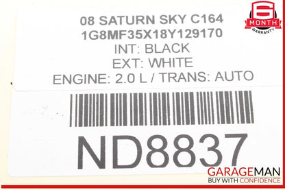 07-10 Saturn Sky Rear Right or Left Side Tie Rod Alignment Adjuster 10343429 OEM