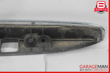 06-13 Mercedes W251 R350 R500 Rear Trunk Tailgate Handle Trim Cover Chrome OEM