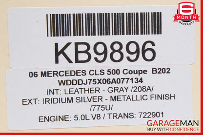 03-11 Mercedes W219 CLS500 E500 Rear Door Keyless Go Control Module OEM
