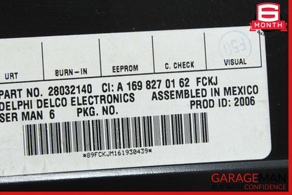 03-09 Mercedes W219 CLS550 CLK350 Sirius Satellite Radio Receiver 1698270162 OEM