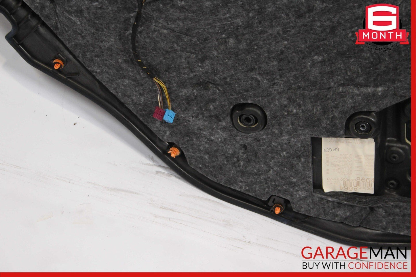 10-13 Mercedes W212 E350 E500 Rear Right Interior Door Panel Trim Assembly Beige
