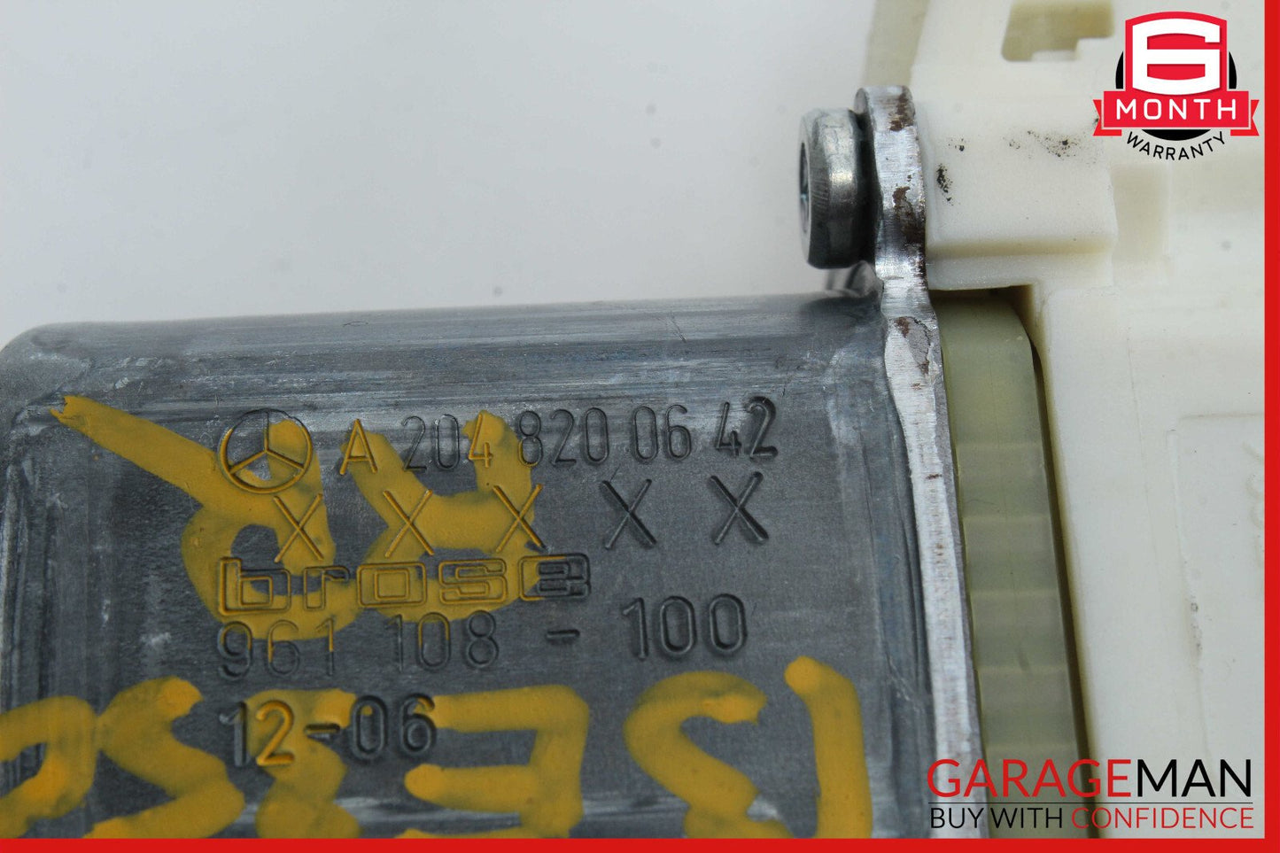 08-16 Mercedes W212 E350 C300 GLK350 Rear Right Door Window Regulator Motor OEM