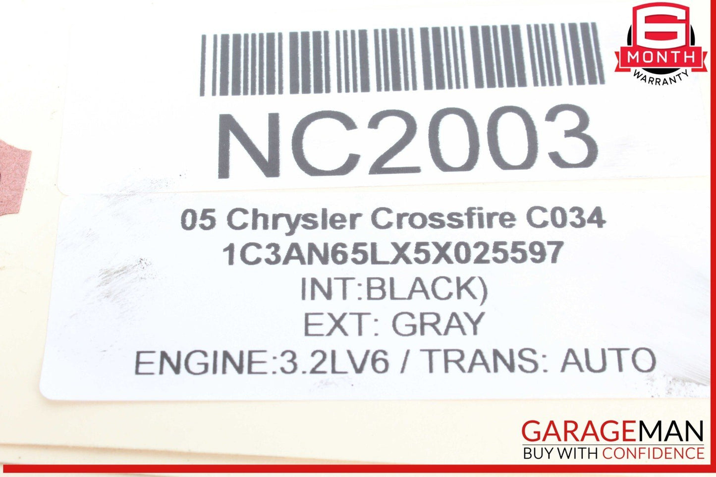 04-08 Chrysler Crossfire Power Steering Gear Box 1244610805 OEM
