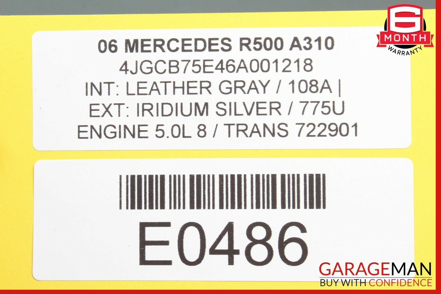 07-13 Mercedes W251 R500 GL450 S550 ML550 Air Suspension Valve Block 2513200058