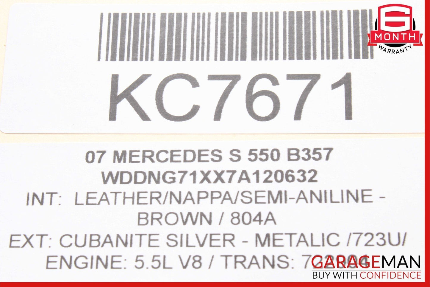 07-14 Mercedes W221 S550 CL550 S400 Electronic Parking Button Switch Assy