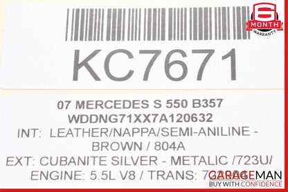 07-14 Mercedes W221 S550 CL550 S400 Electronic Parking Button Switch Assy