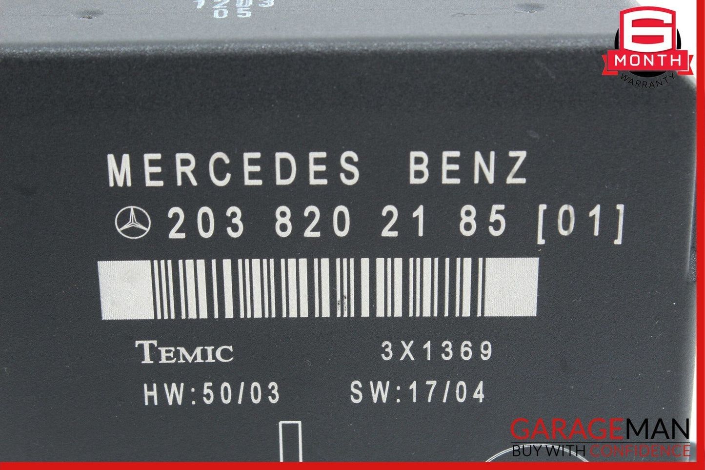 01-07 Mercedes W203 C230 Kompressor Rear Left Side Door Control Module OEM