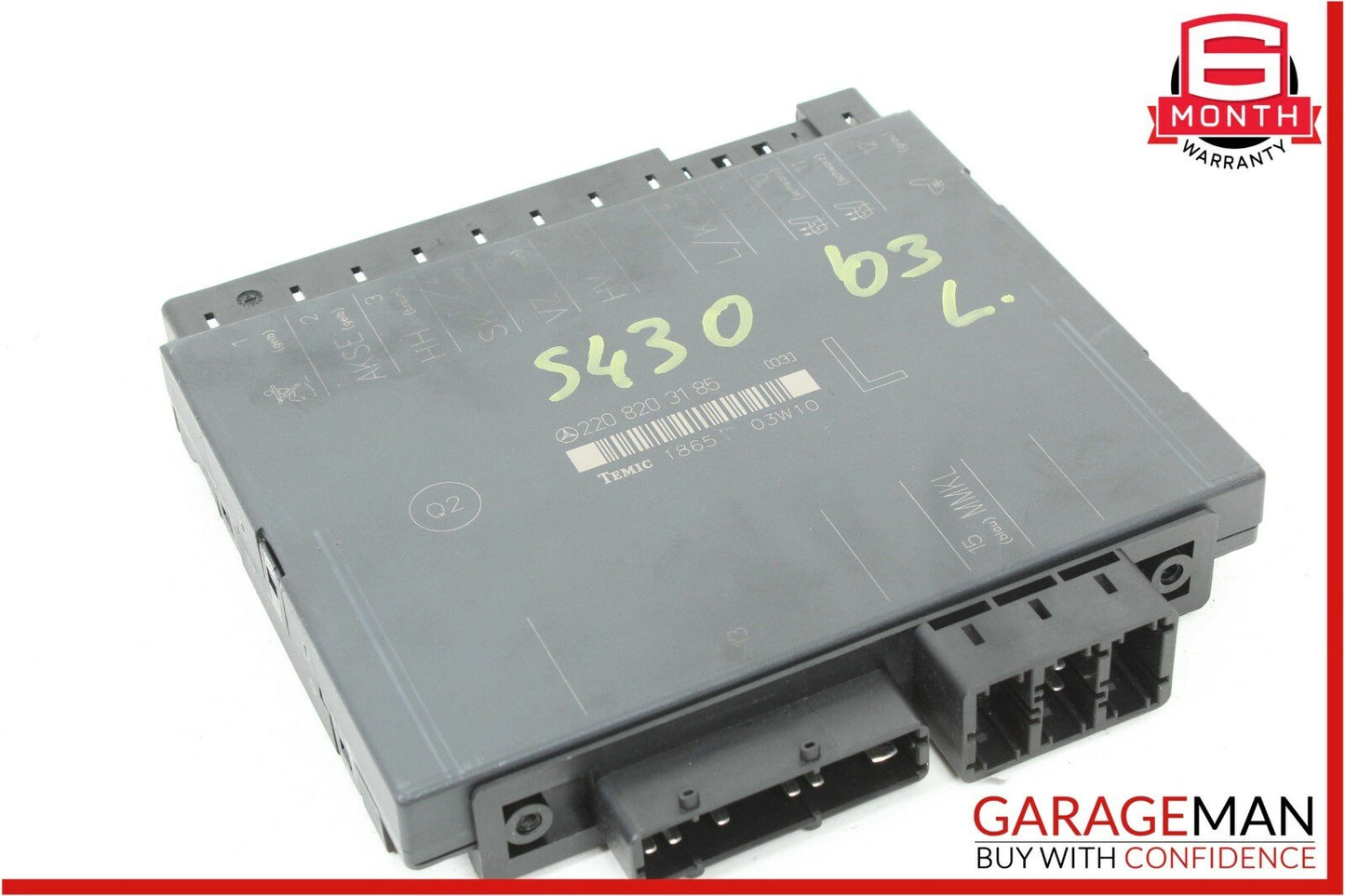 03-06 Mercedes W220 S430 S600 S500 Front Left Side Seat Control Module Unit OEM