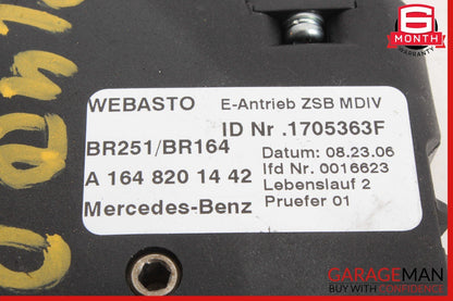 06-13 Mercedes X164 GL450 Panoramic Sunroof Sun Roof Motor 1648201442 OEM