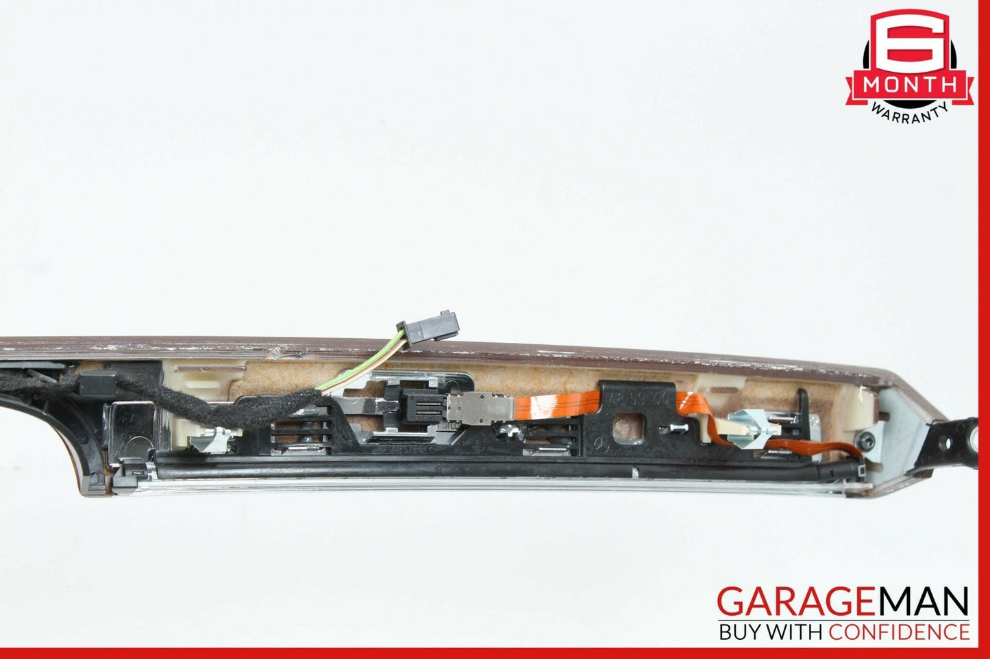 07-09 Mercedes W221 S550 Dash Dashboard Center Trim Bezel Air Vent Assembly Wood