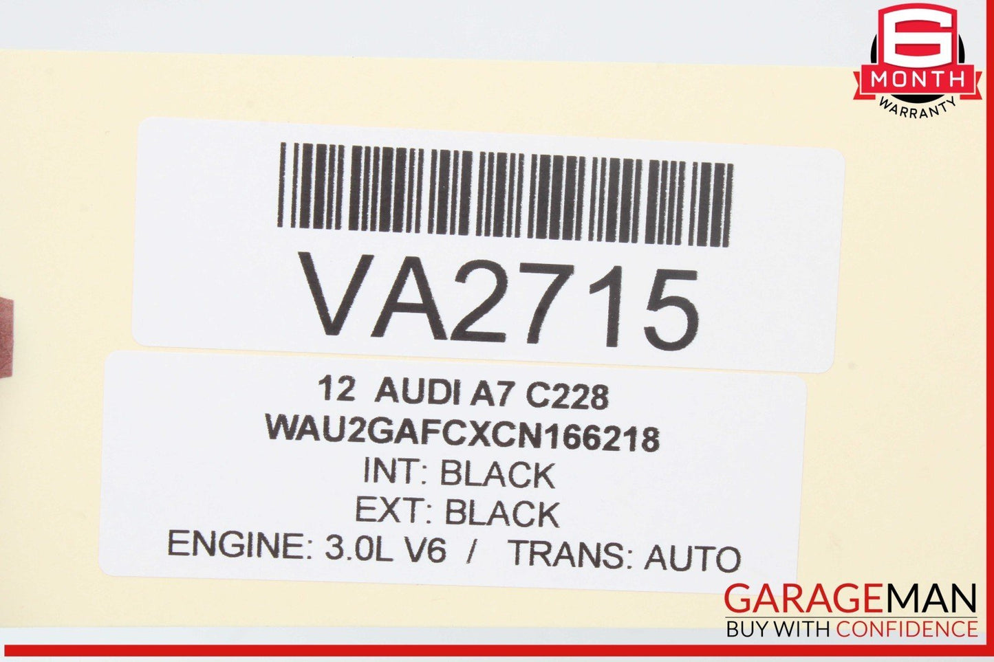 12-18 Audi A7 A6 Yaw Rate Accelerator Stability Speed Control Sensor OEM