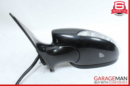 07-09 Mercedes W221 S550 S600 Front Left Side Mirror Door Rear View Black OEM