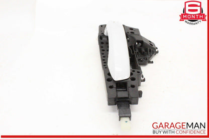17-24 Audi Q7 Rear Left Driver Side Exterior Door Handle White 4M0837885A OEM