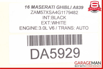 14-17 Maserati Ghibli Front Right Passenger Door Lock Latch Actuator Mechanism