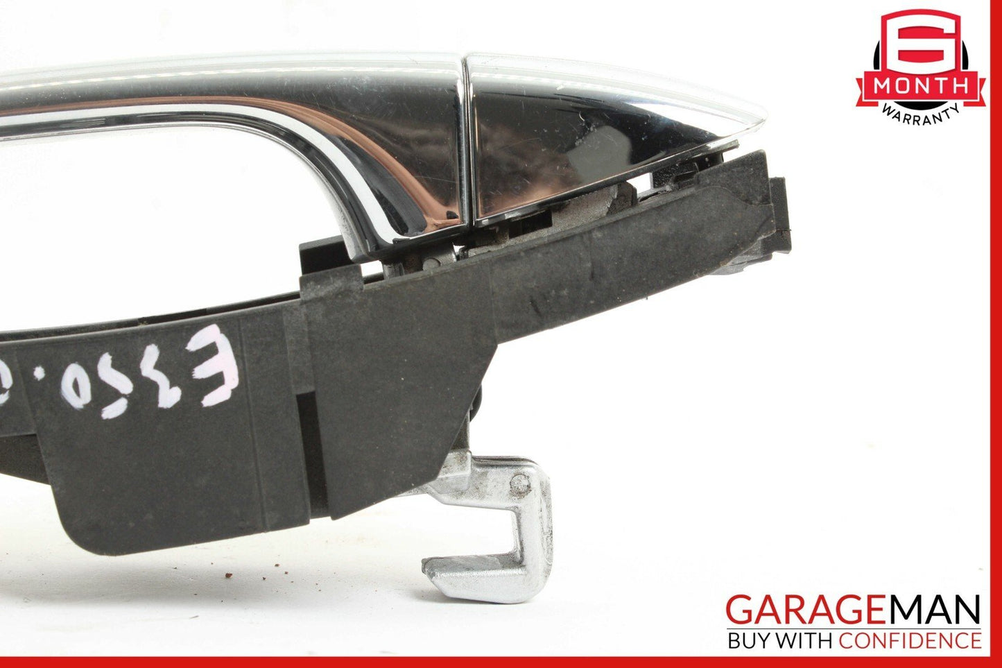 03-09 Mercedes W211 E350 E500 Rear Right Side Exterior Door Handle Silver OEM