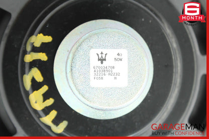 14-18 Maserati Quattroporte Front Door Sound Audio Speaker Set of 2 Pc OEM